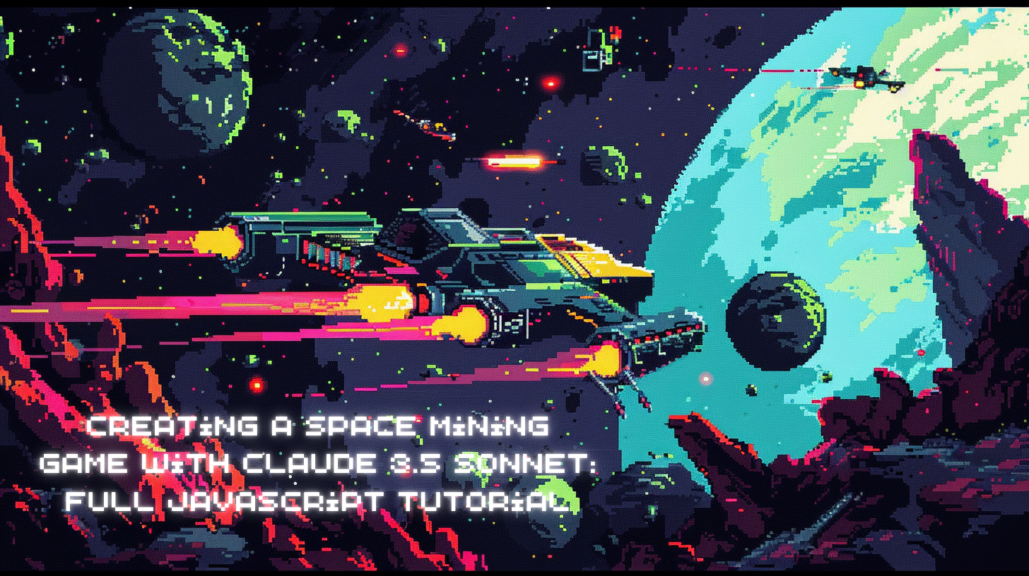 Creating Space Mining Adventure: An AI-Assisted Game Development Journey