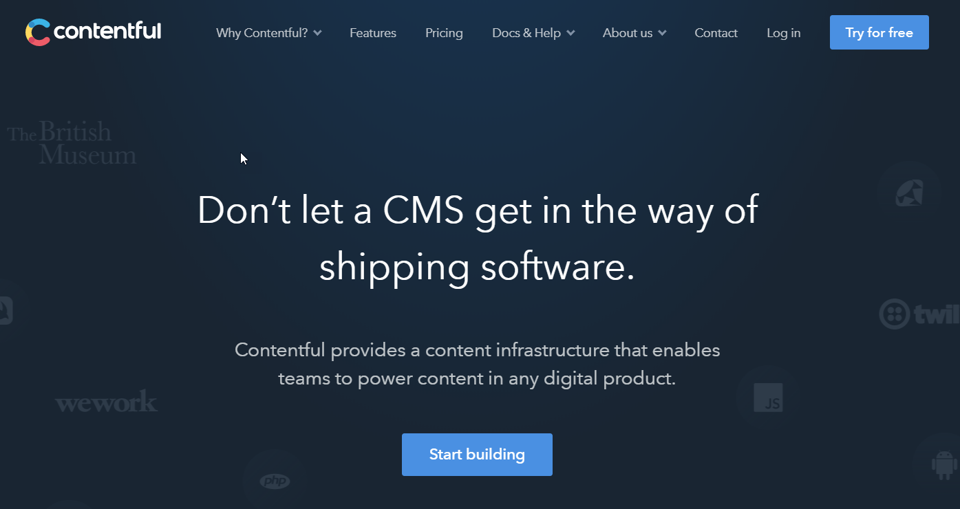 Get rid of your CMS and go light with Contentful