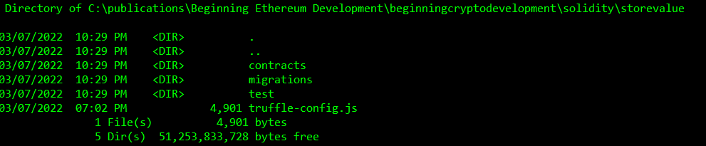 Truffle Init Default Folders