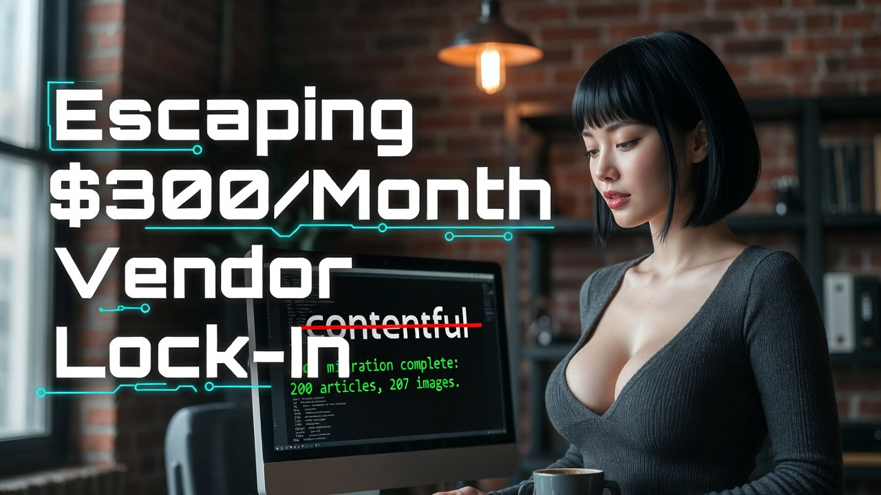 How I Escaped $300/Month Vendor Lock-In Using Claude Code: A Two-Hour Migration Story