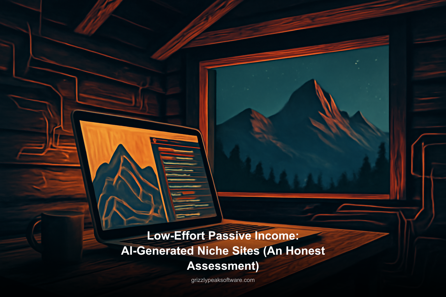 Low-Effort Passive Income: AI-Generated Niche Sites (An Honest Assessment)