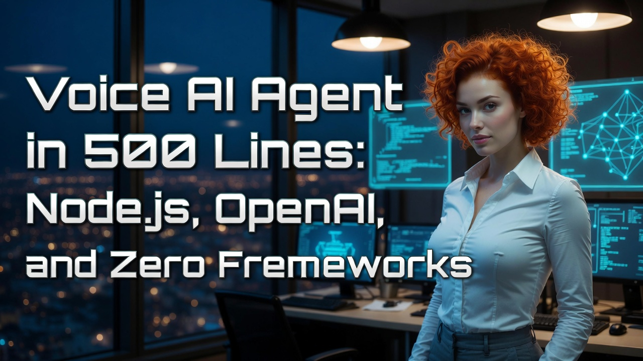 Voice AI Agent in 500 Lines: Node.js, OpenAI, and Zero Frameworks
