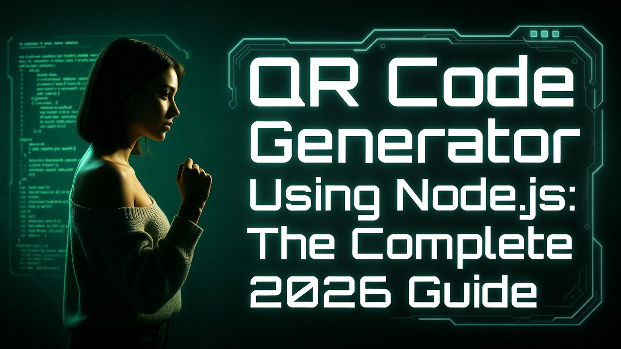 QR Code Generator Using Node.js: The Complete 2026 Guide