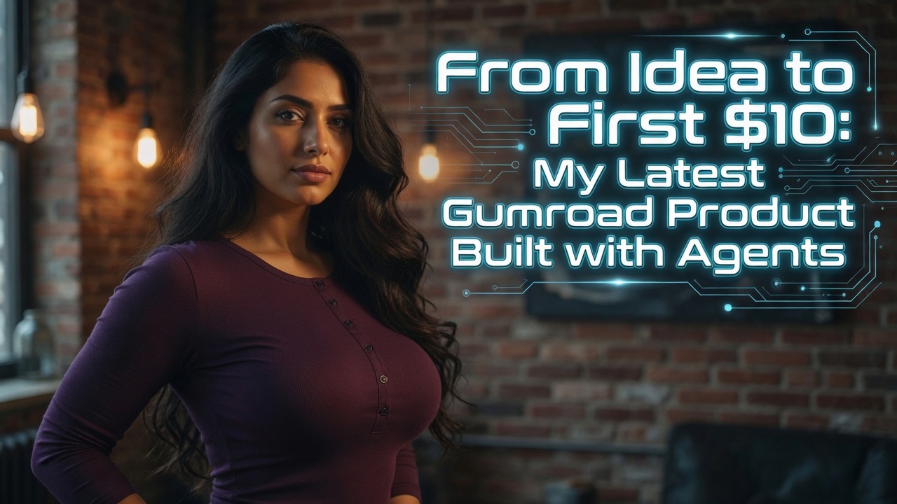 From Idea to First $10: My Latest Gumroad Product Built with Agents