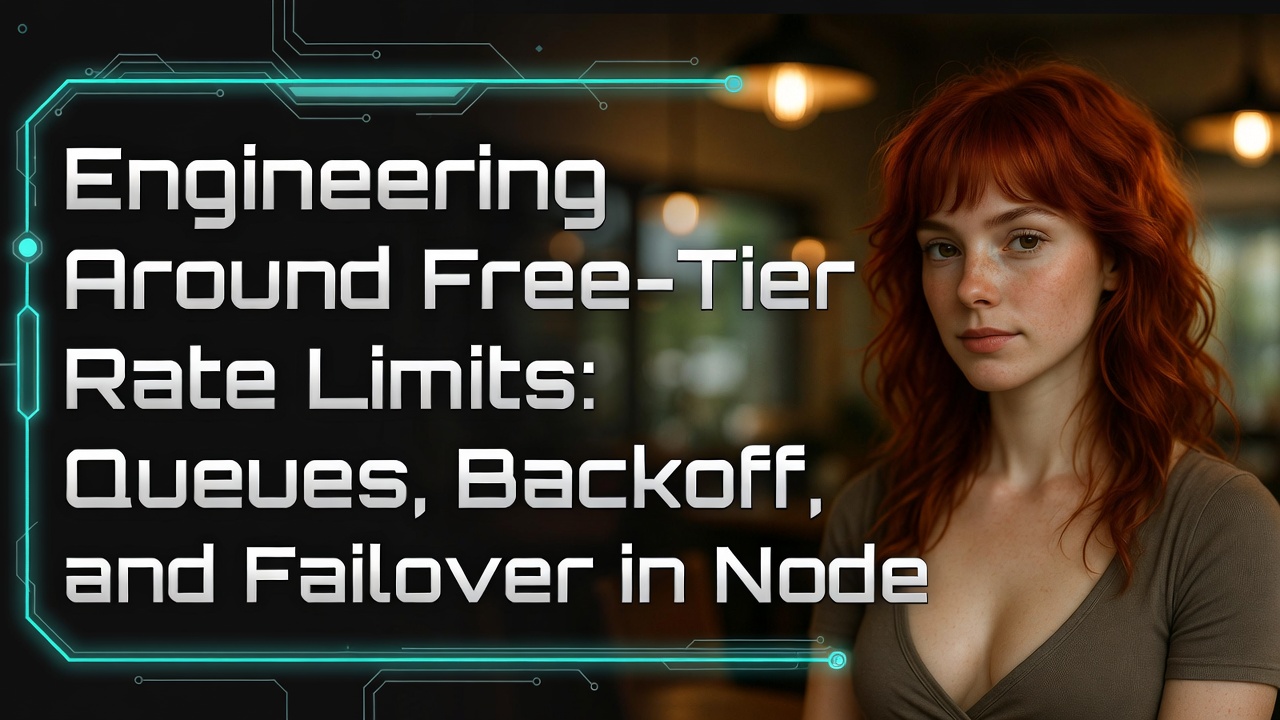 Engineering Around Free-Tier Rate Limits: Queues, Backoff, and Failover in Node