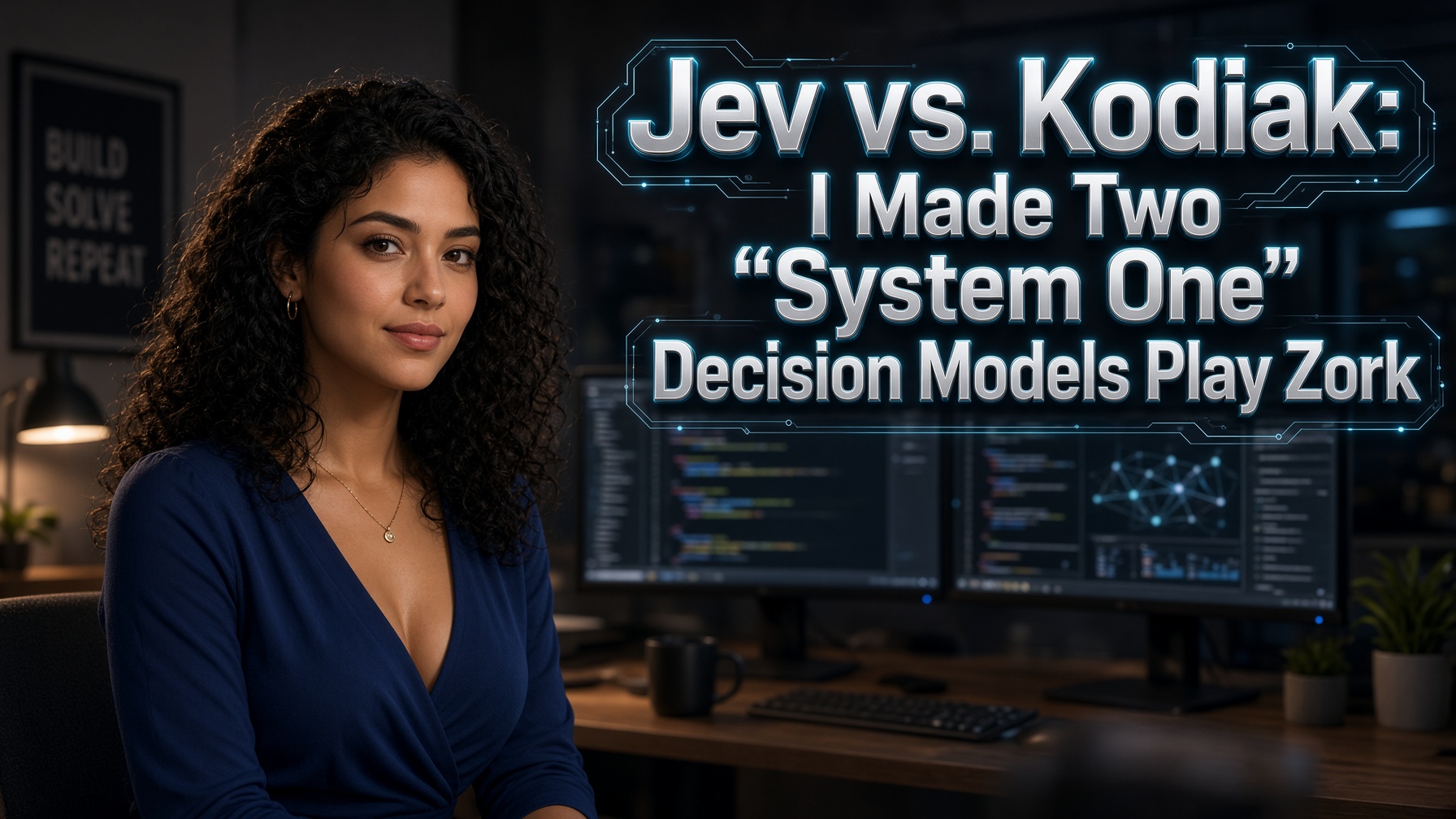 Jev vs. Kodiak: I Made Two "System One" Decision Models Play Zork