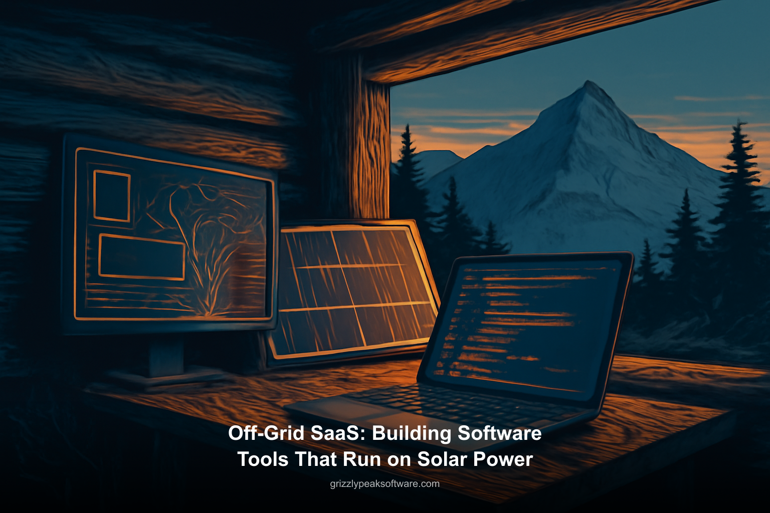 Off-Grid SaaS: Building Software Tools That Run on Solar Power