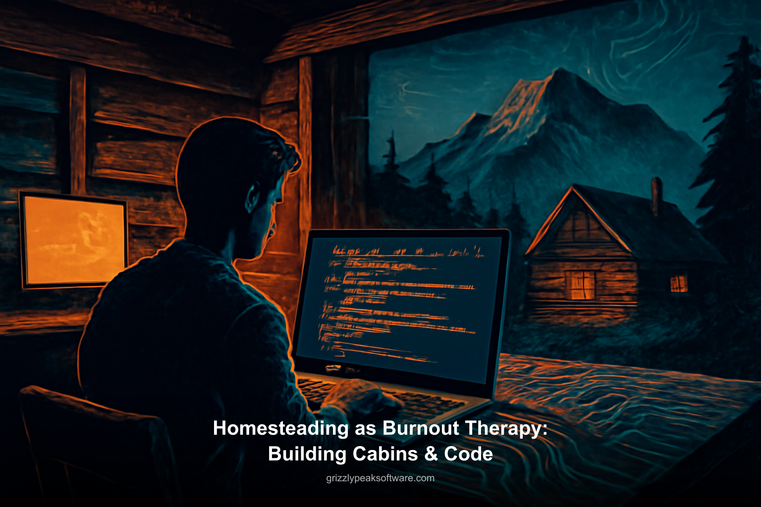 Homesteading as Burnout Therapy: Building Cabins & Code