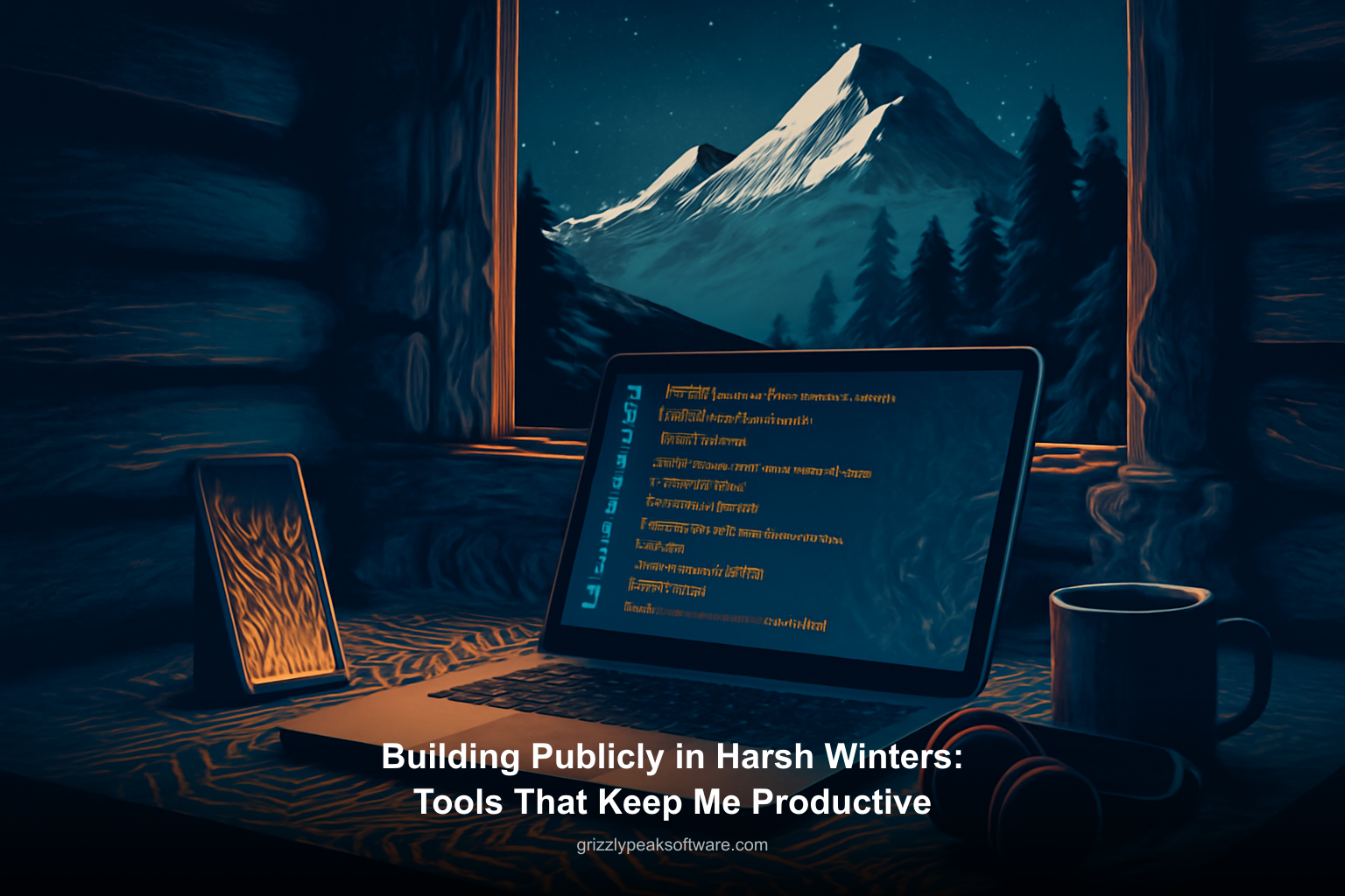 Building Publicly in Harsh Winters: Tools That Keep Me Productive
